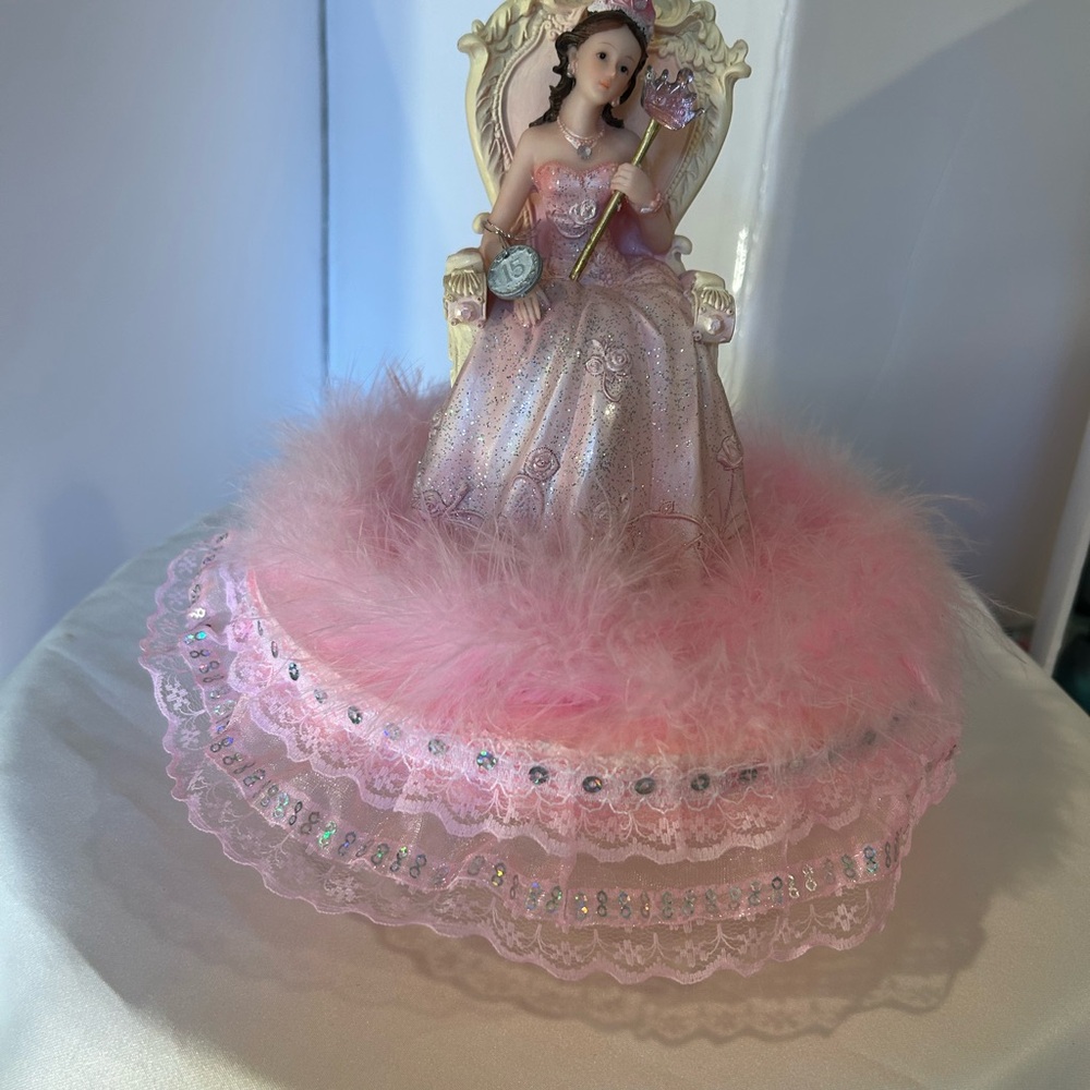 3 pink, Princess sweet  15  table decoration